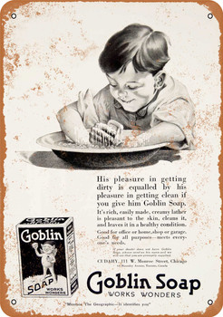 1919 Goblin Soap - Metal Sign