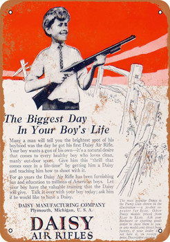 1925 Daisy Air Rifles - Metal Sign