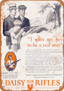 1926 Daisy Air Rifles - Metal Sign