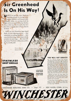 1933 Winchester Shotgun Shells - Metal Sign