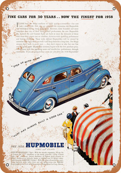 1938 Hupmobile - Metal Sign