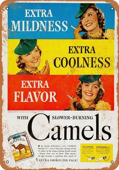 1941 Camel Cigarettes - Metal Sign
