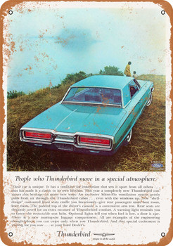 1964 Ford Thunderbird - Metal Sign
