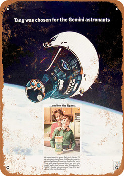 1966 Tang for Gemini Astronauts - Metal Sign
