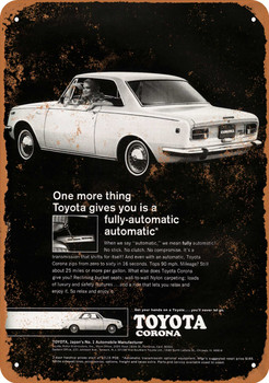 1968 Toyota Corona - Metal Sign