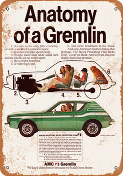 1973 AMC Gremlin - Metal Sign 2