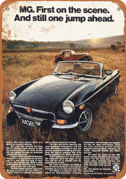 1974 MGB - Metal Sign