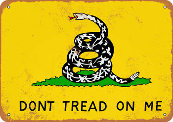 1775 Don't Tread on Me - Metal Sign