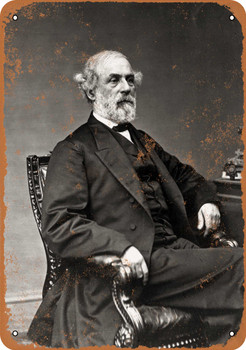 1869 Robert E. Lee Portrait - Metal Sign