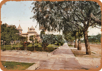 1900 Orange Grove Avenue Pasadena - Metal Sign