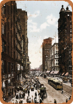 1900 State Street and Madison Chicago - Metal Sign