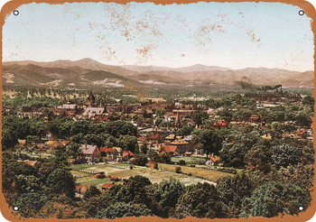 1902 Asheville North Carolina - Metal Sign