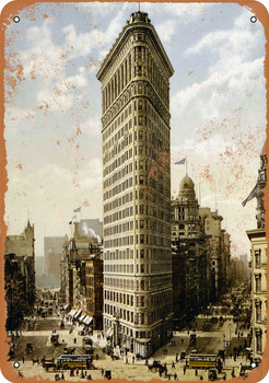 1903 Flatiron Building New York City - Metal Sign