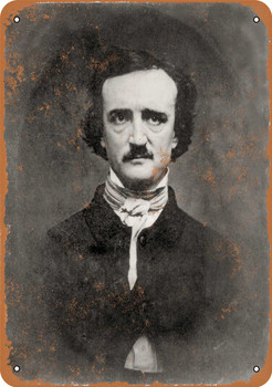 1904 Edgar Allan Poe Portrait - Metal Sign