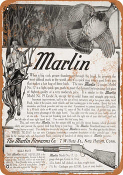 1905 Marlin Shotguns - Metal Sign