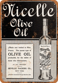 1908 Nicelle Olive Oil - Metal Sign