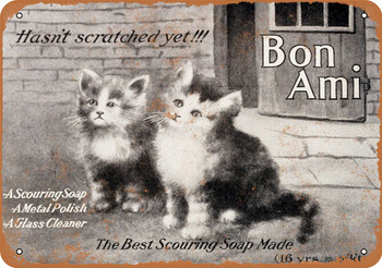 1908 Bon Ami Scouring Soap - Metal Sign