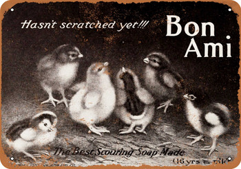 1908 Bon Ami Scouring Soap - Metal Sign 2