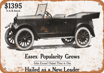 1919 Essex Automobile - Metal Sign