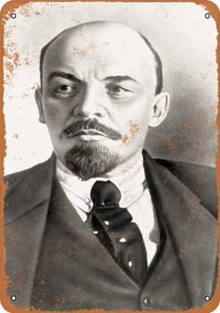 1920 Vladimir Lenin Portrait - Metal Sign