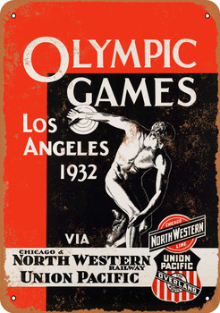 1932 Olympics Los Angeles - Metal Sign