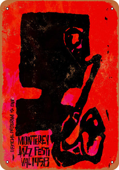 1958 Monterey Jazz Festival - Metal Sign