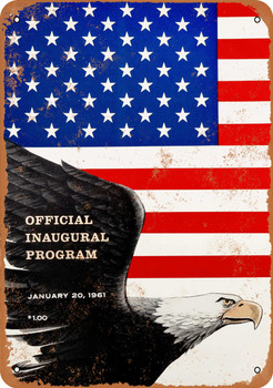 1961 Kennedy Inauguration - Metal Sign