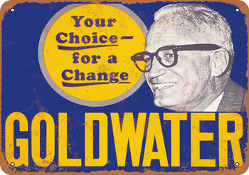 1964 Elect Goldwater - Metal Sign