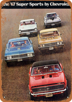 1967 Chevrolet Super Sports - Metal Sign