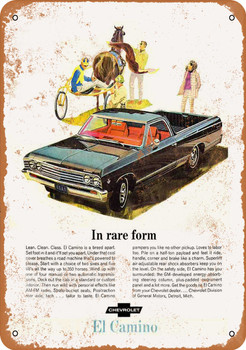 1967 Chevrolet El Camino - Metal Sign