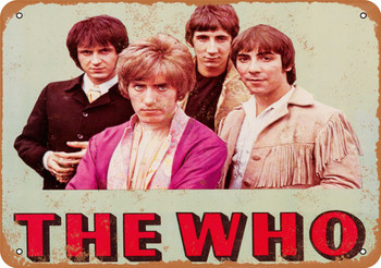 1967 The Who First American Tour - Metal Sign