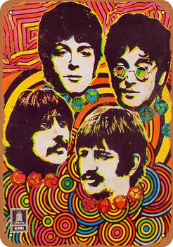 1968 Beatles Music Store Poster - Metal Sign