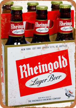 Rheingold Beer - Metal Sign