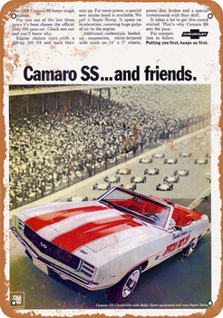 1969 Camaro SS - Metal Sign