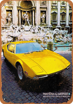 1971 De Tomaso Pantera - Metal Sign 4