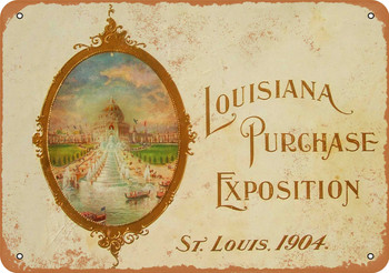 1904 St. Louis World's Fair - Metal Sign 2