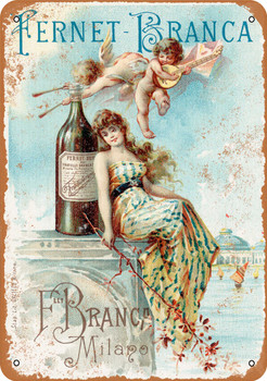 1889 Fernet-Branca Liqueur - Metal Sign 2