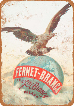 1892 Fernet-Branca Liqueur - Metal Sign
