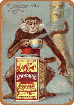 1893 Schnull & Krag's Coffee - Metal Sign