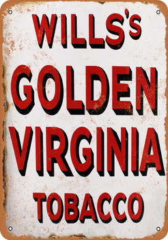 1937 Will's Golden Virginia Tobacco - Metal Sign