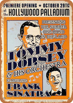 Tommy Dorsey & Frank Sinatra - Metal Sign