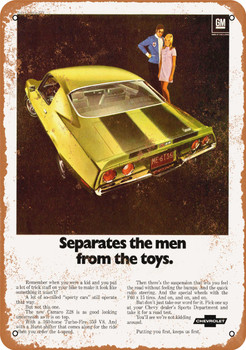 1970 Chevrolet Camaro Z28 - Metal Sign