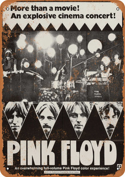 1972 Pink Floyd The Movie - Metal Sign