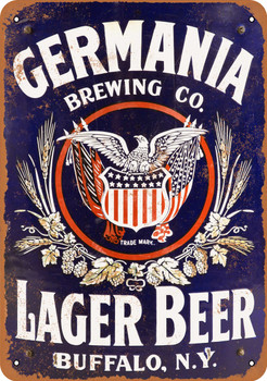 Germania Lager Beer - Metal Sign