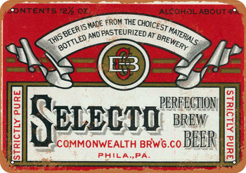 Selecto Beer - Metal Sign