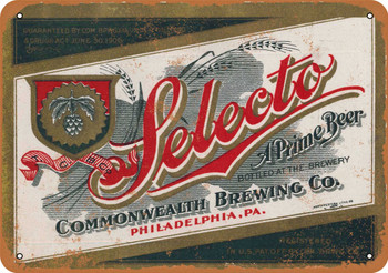 Selecto Beer - Metal Sign 2