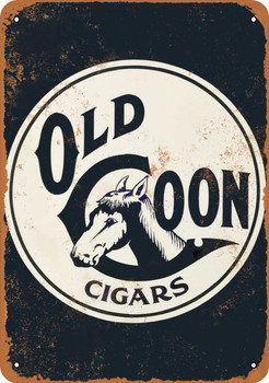 Old Coon Cigars - Metal Sign