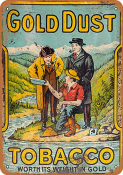 Gold Dust Tobacco - Metal Sign