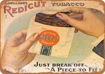 Lorillard's Redicut Tobacco - Metal Sign