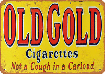 Old Gold Cigarettes - Metal Sign